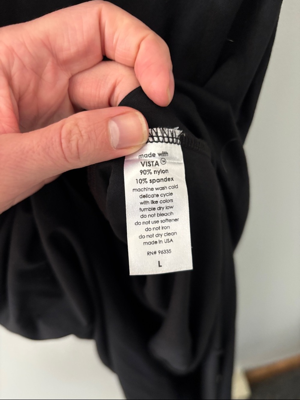Susana Monaco Black Open Back Dress with High Slit - Size L - Picture 6 of 9
